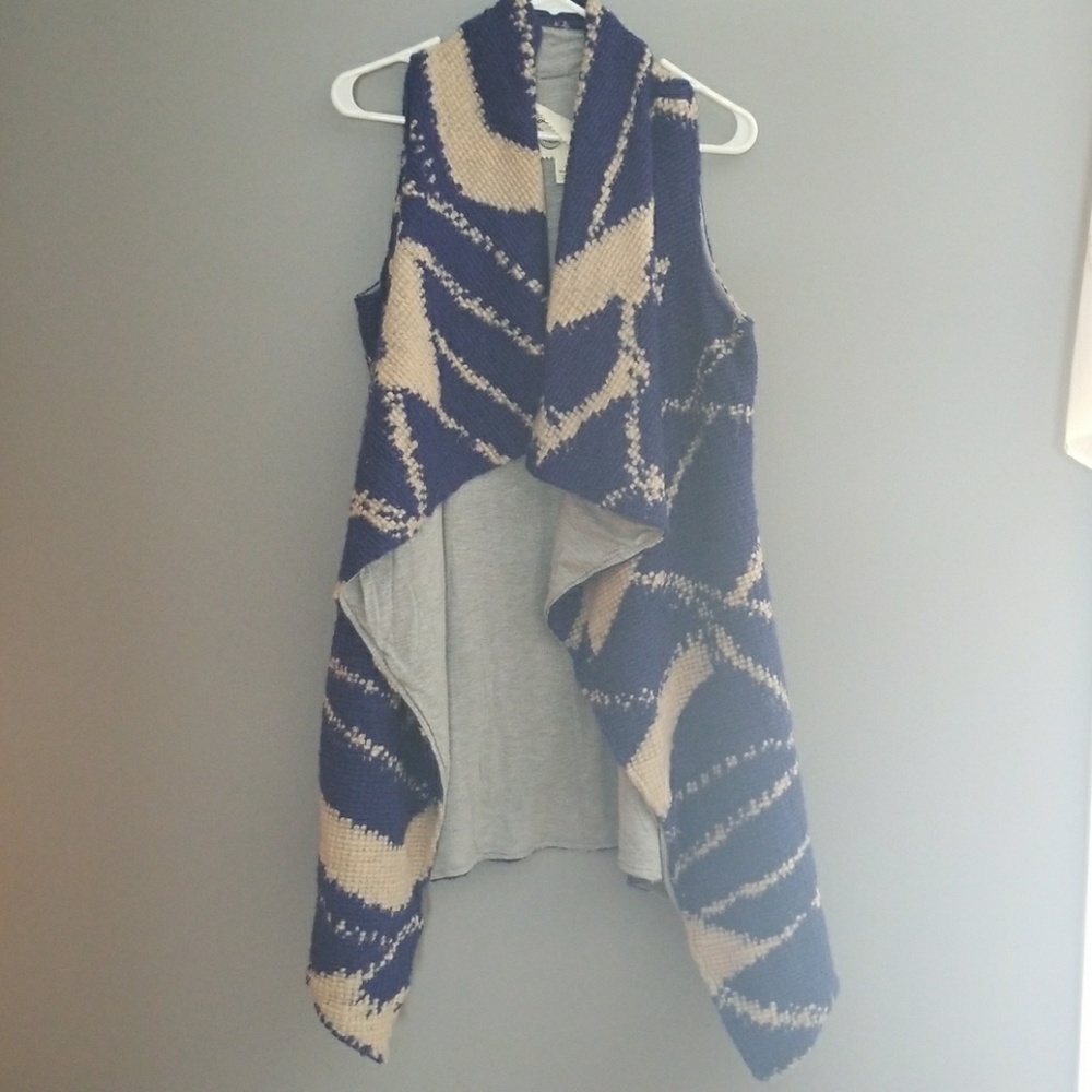 Tabitha Anthropologie Merima Duster Cardigan Vest - Picture 2 of 4